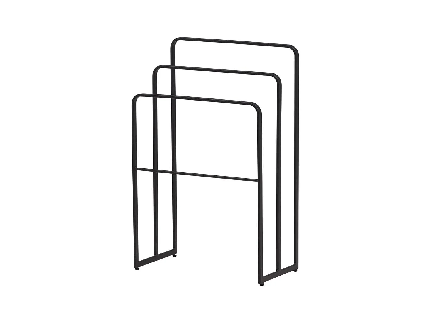 Porte-Serviettes 3 Arceaux "Drammen" 84cm Noir