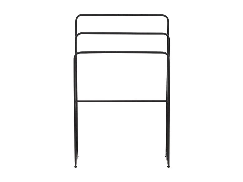 Porte-Serviettes 3 Arceaux "Drammen" 84cm Noir