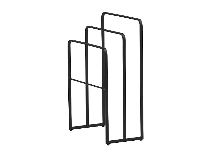 Porte-Serviettes 3 Arceaux "Drammen" 84cm Noir