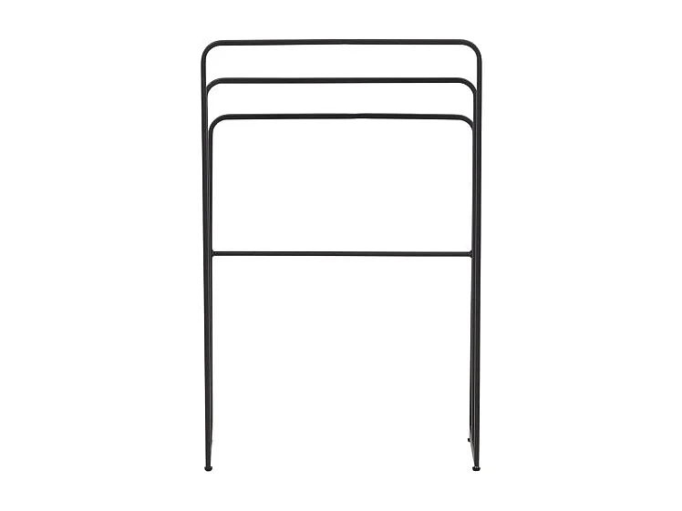 Porte-Serviettes 3 Arceaux "Drammen" 84cm Noir