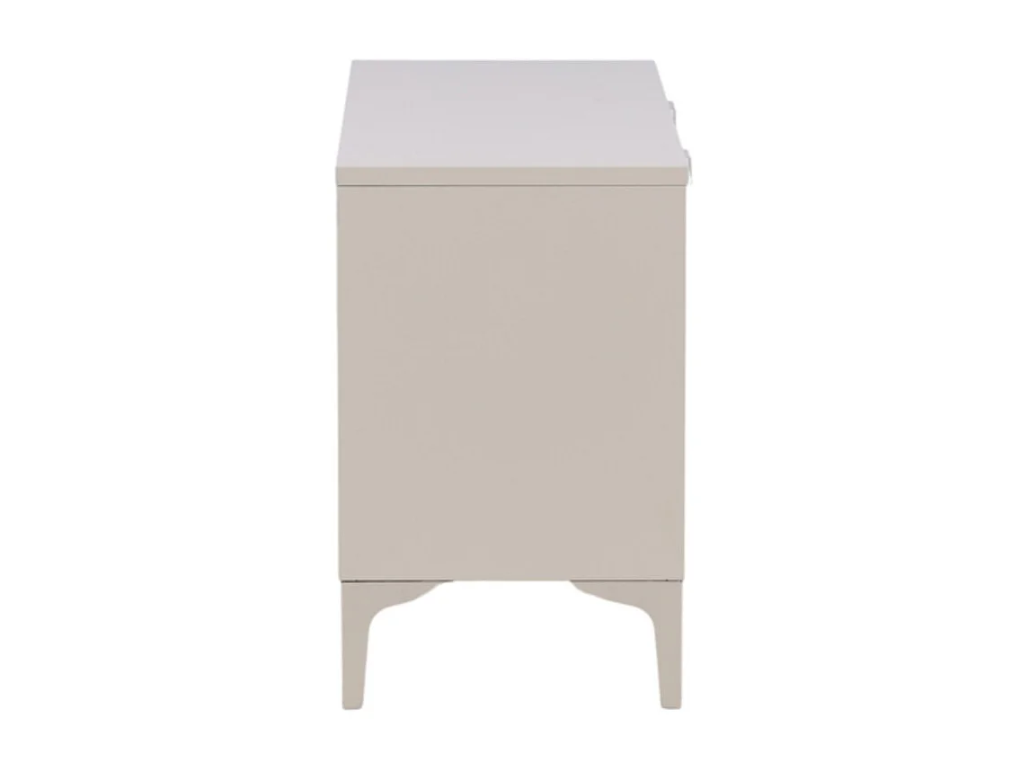 Meuble TV 2 Portes "Piring" 120cm Beige