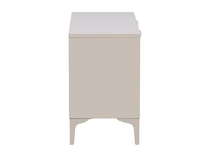 Meuble TV 2 Portes "Piring" 120cm Beige