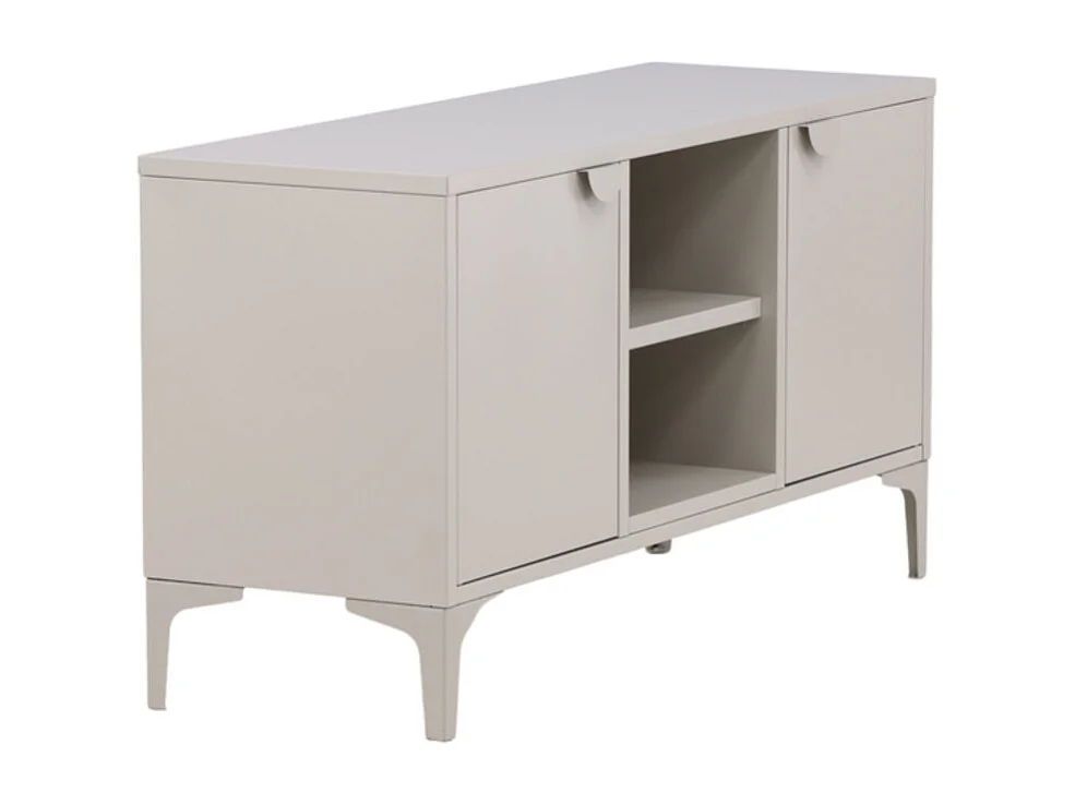 Meuble TV 2 Portes "Piring" 120cm Beige