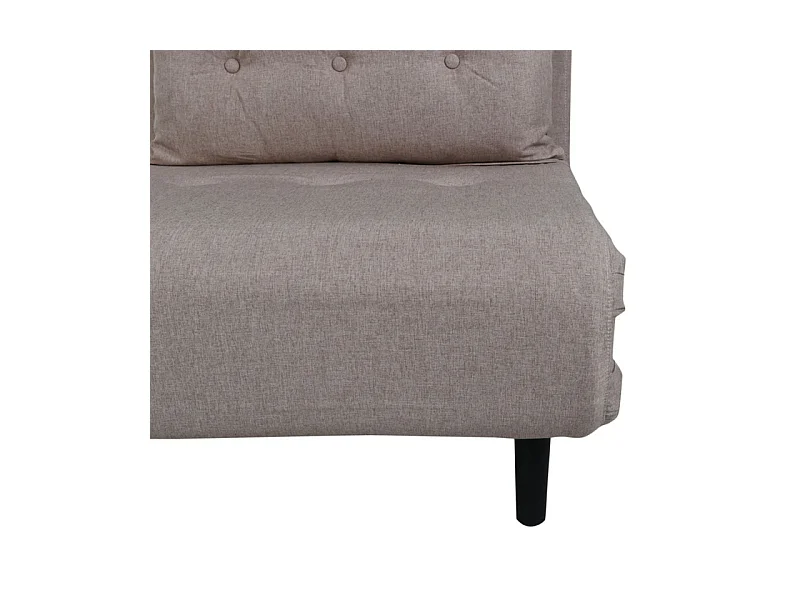 Vicky slaapbank ,fauteuil bruin.
