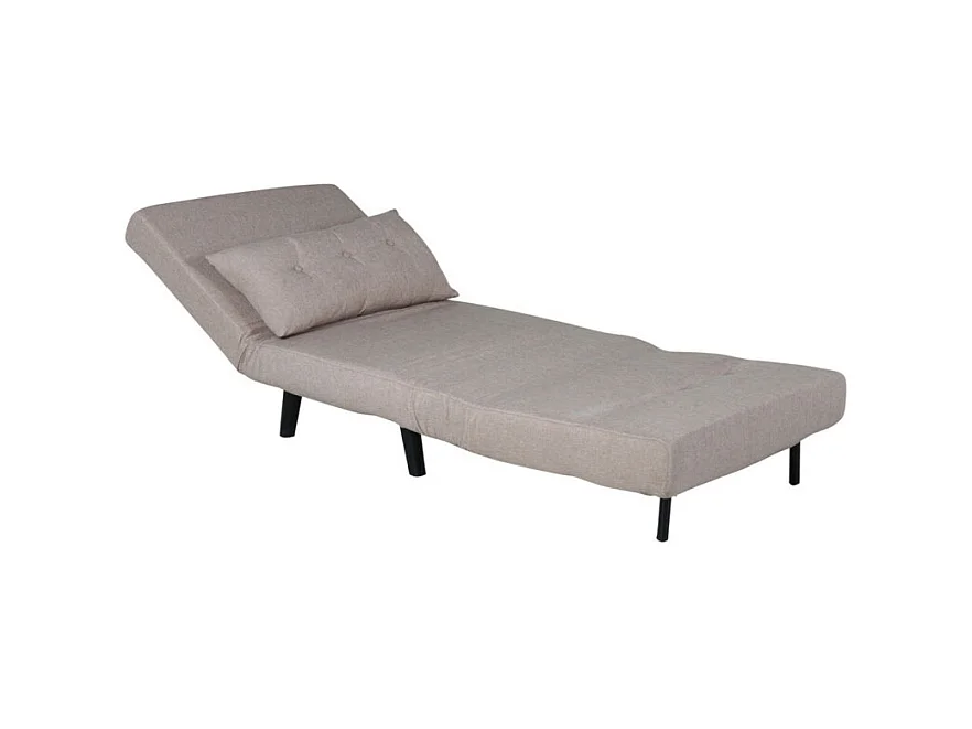 Vicky slaapbank ,fauteuil bruin.