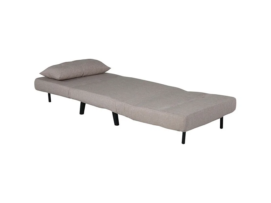 Vicky slaapbank ,fauteuil bruin.