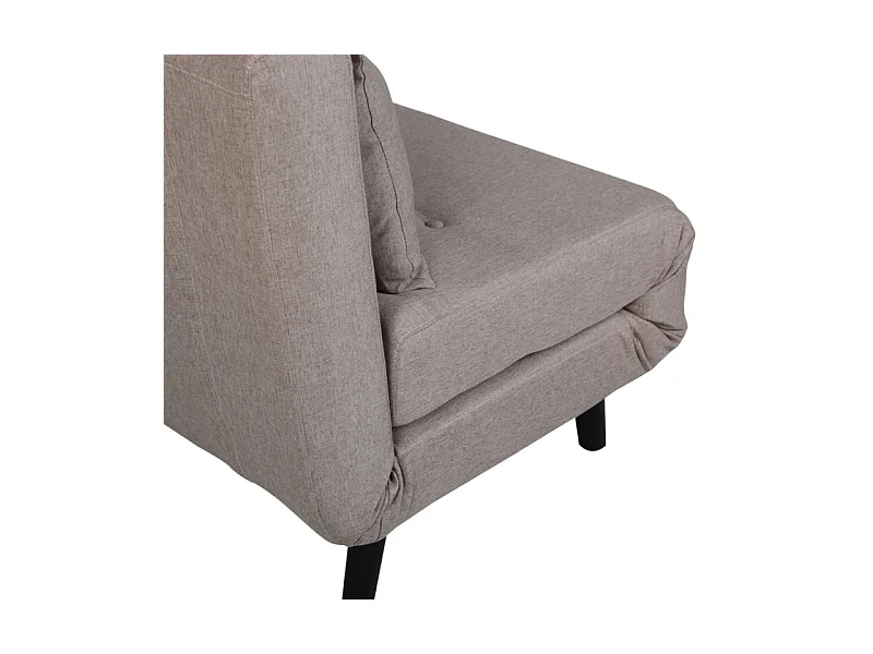 Vicky slaapbank ,fauteuil bruin.