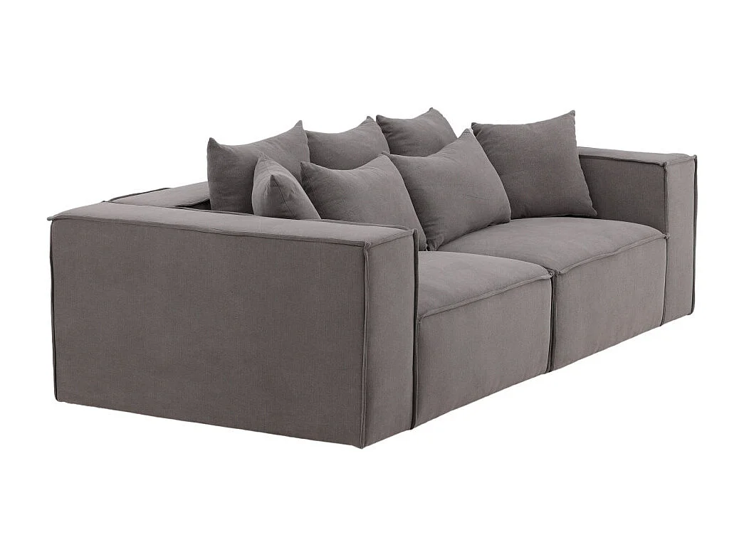 Canapé Droit 3 Places "Gillholmen" 232cm Gri