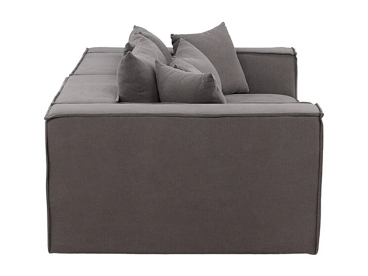 Canapé Droit 3 Places "Gillholmen" 232cm Gri