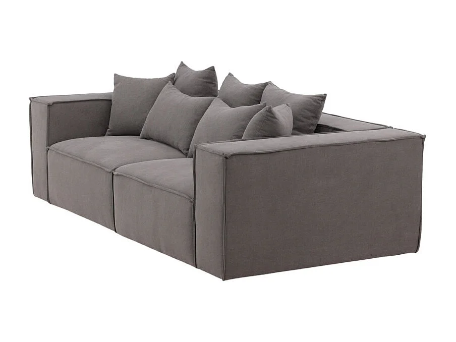 Canapé Droit 3 Places "Gillholmen" 232cm Gri