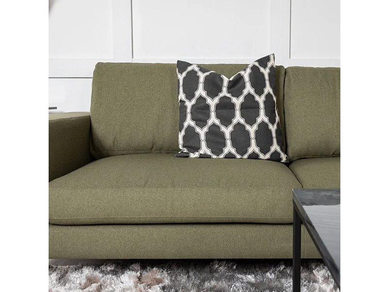 Canapé 3 Places en Tissu "Bolero" 215cm Vert