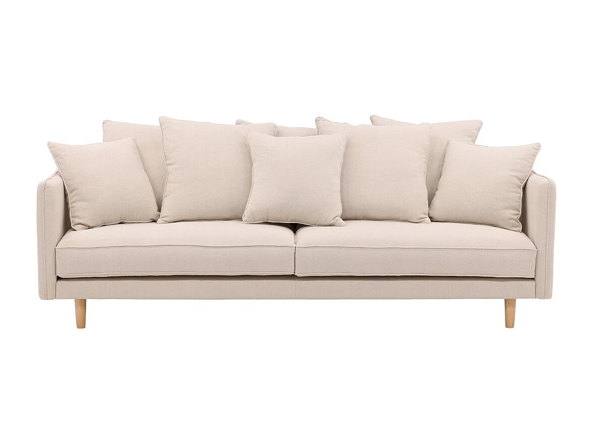 Canapé Droit 3 Places "Segelskaren" 240cm Beige