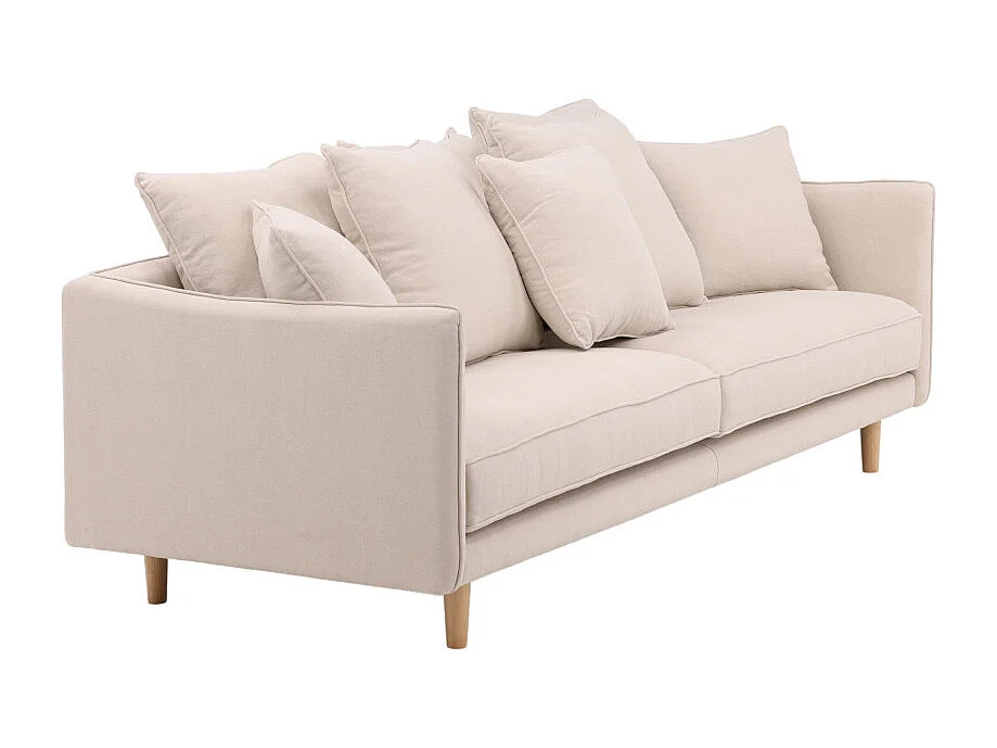 Canapé Droit 3 Places "Segelskaren" 240cm Beige