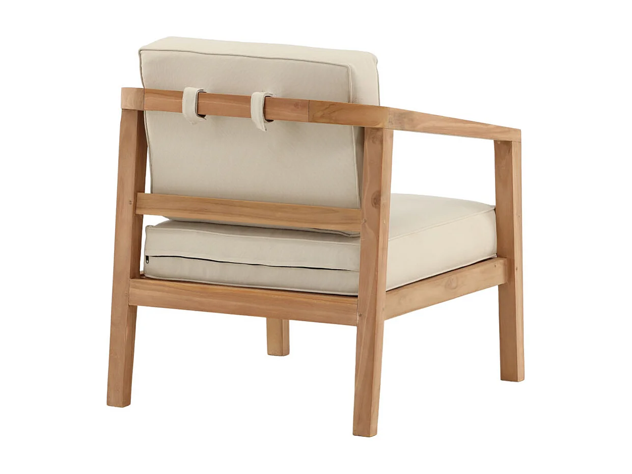 Lounge Fauteuil lounge, crème.