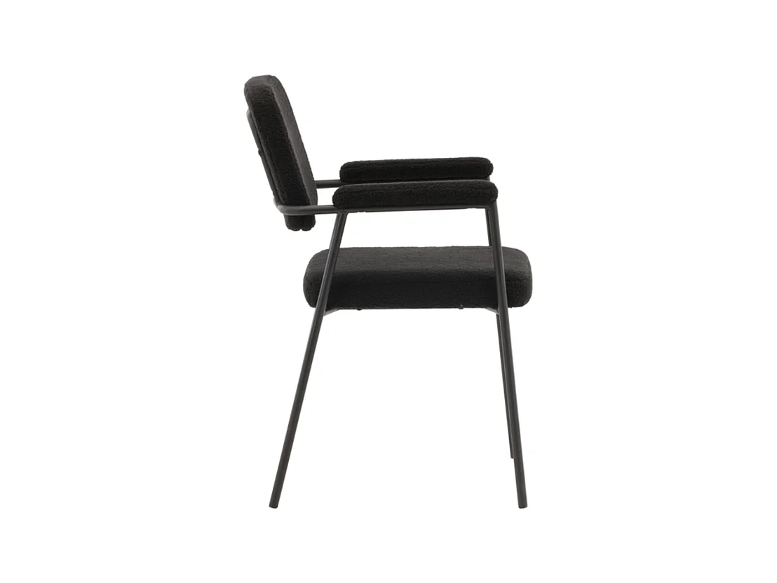 Yesterday Esszimmerstuhl mit Armlehne schwarz.