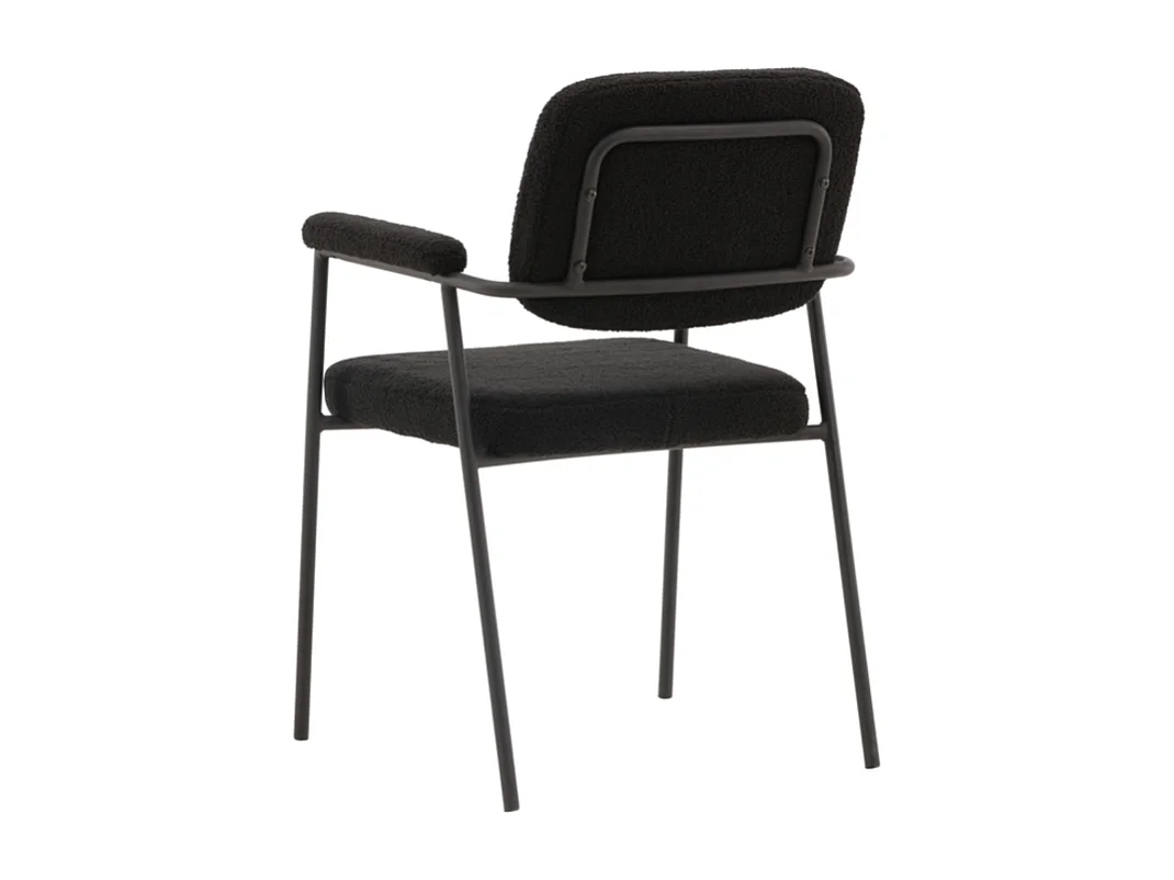 Yesterday Esszimmerstuhl mit Armlehne schwarz.