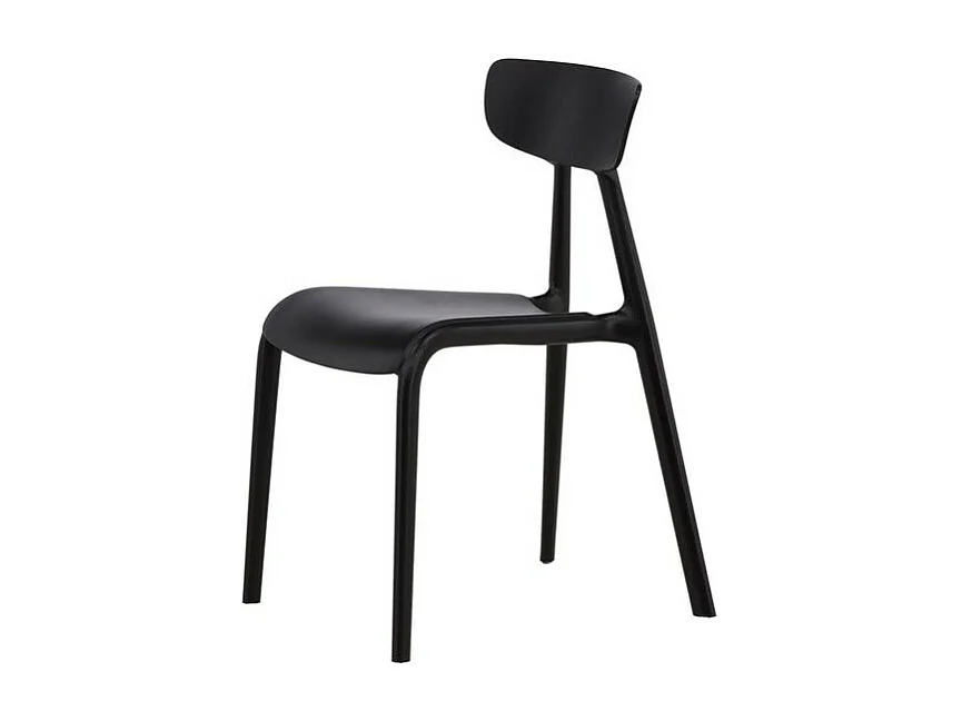 Ursholmen Esszimmerstuhl Kunststoff schwarz.