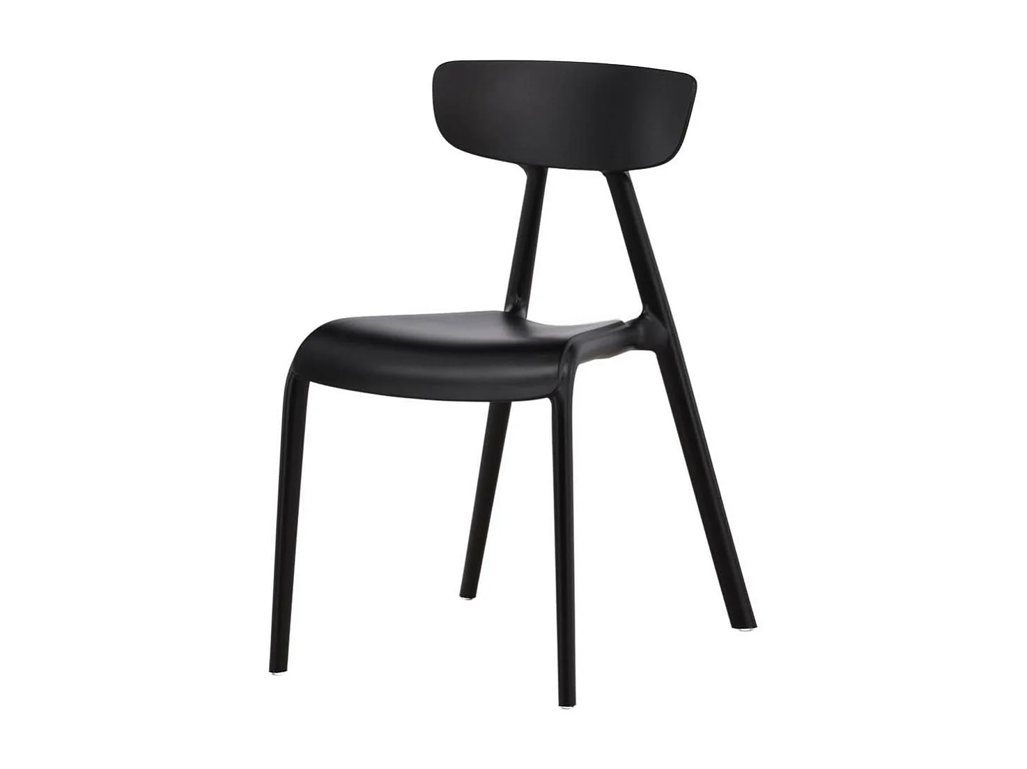 Ursholmen chaise de salle à manger plastique noir