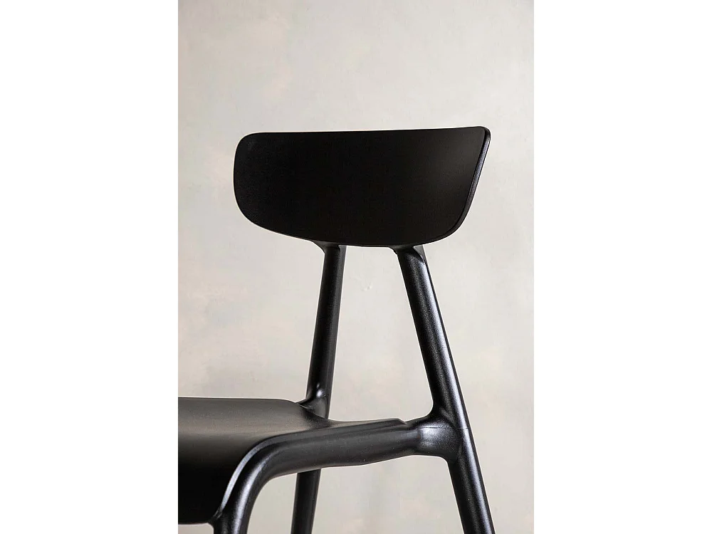 Ursholmen chaise de salle à manger plastique noir