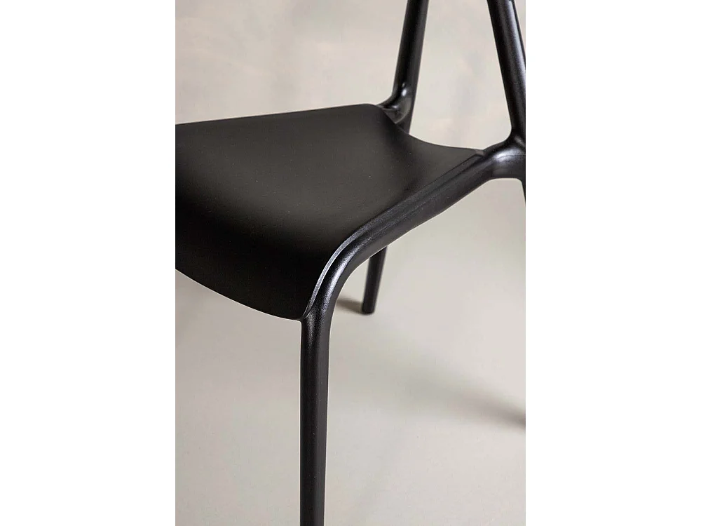Ursholmen chaise de salle à manger plastique noir