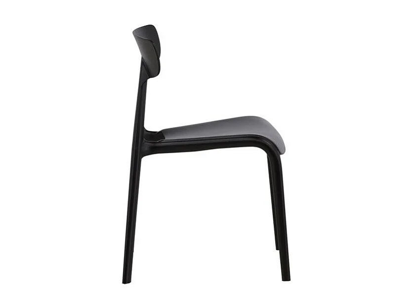 Ursholmen chaise de salle à manger plastique noir