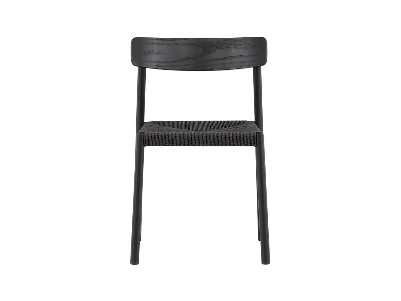 Malmön chaise de salle à manger tresser noir