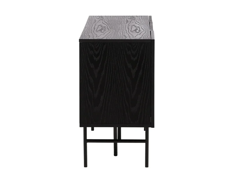 Bahut Design Nervuré "Bjorkon" 150cm Naturel