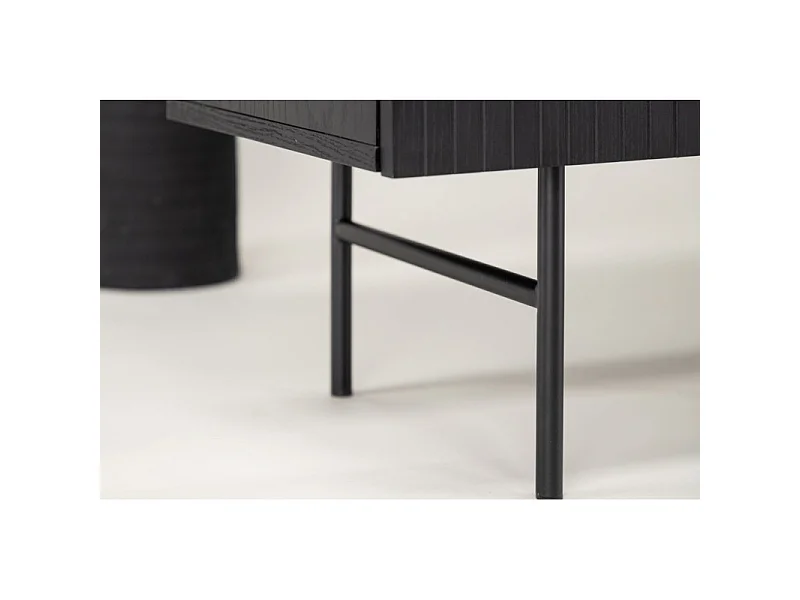 Bahut Design Nervuré "Bjorkon" 150cm Naturel