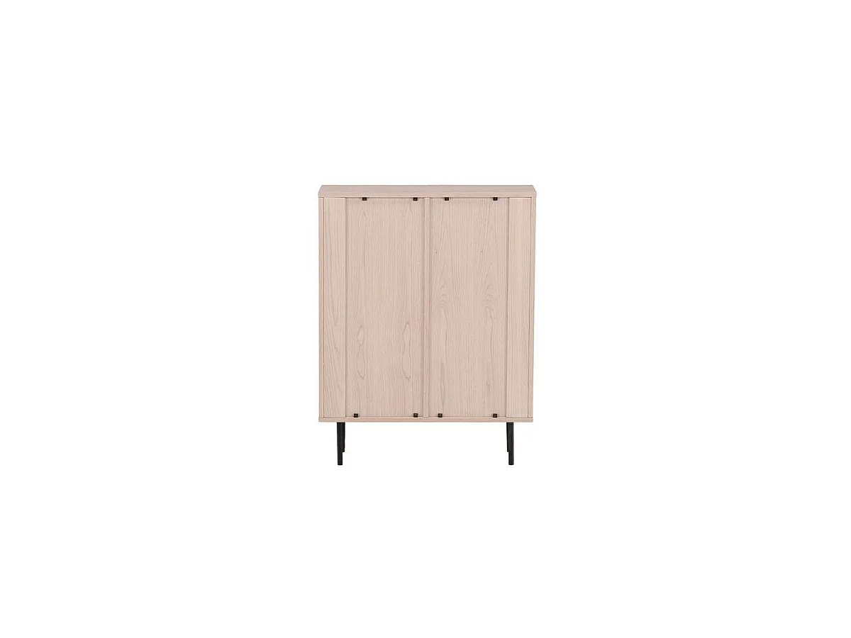 Buffet Design Nervuré "Bjorkon" 103cm Naturel