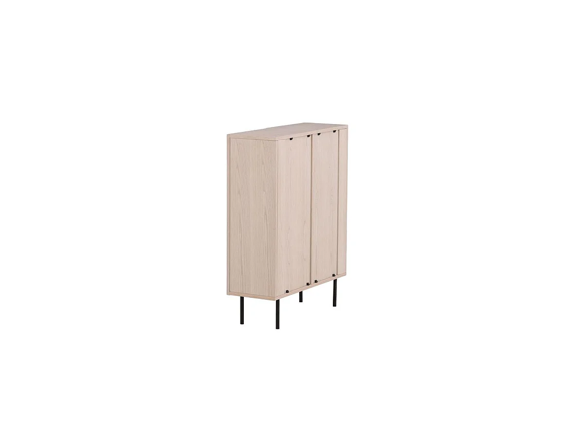 Buffet Design Nervuré "Bjorkon" 103cm Naturel