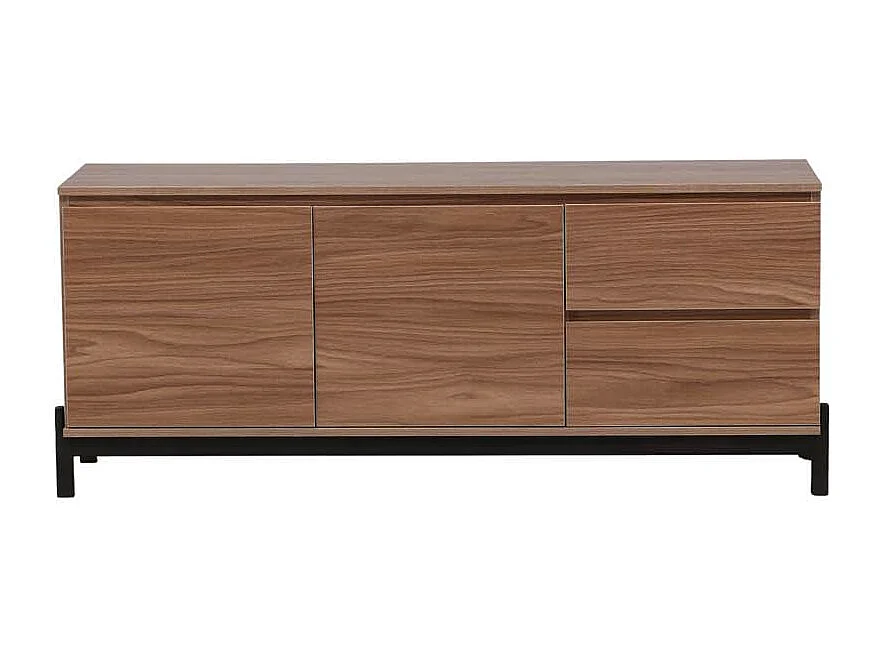 Corpus Sideboard 2 Türen 2 Schubladen Nussbaum dekor.