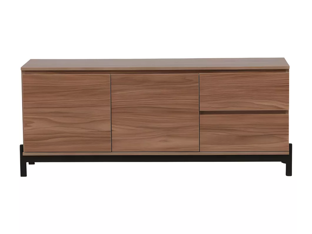 Kauf Unique Corpus Sideboard 2 Türen 2 Schubladen Nussbaum dekor