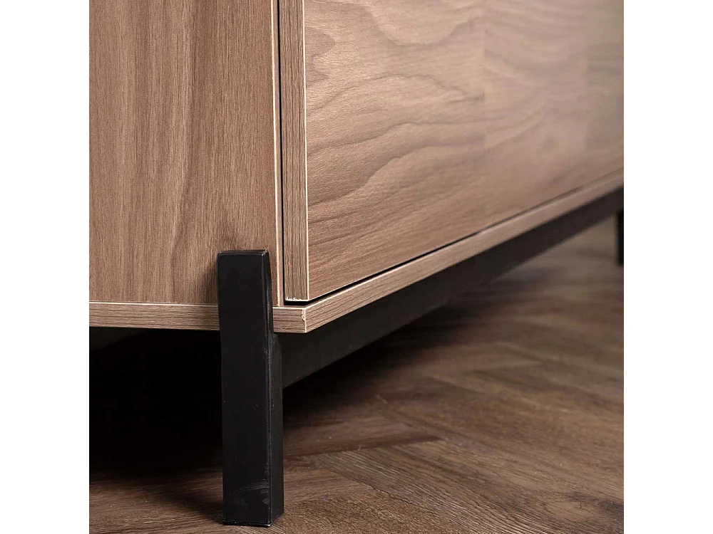 Corpus Sideboard 2 Türen 2 Schubladen Nussbaum dekor.