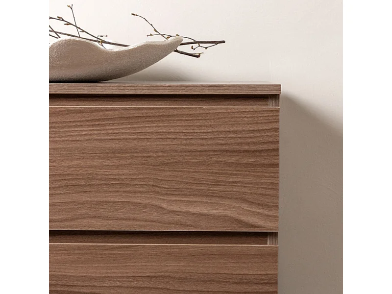 Meuble TV 2 Portes & 2 Tiroirs "Corpus" 138cm Marron