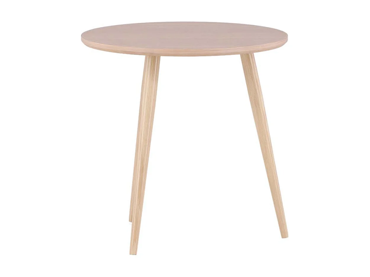 Table d'Appoint Design "Askim" 50cm Naturel