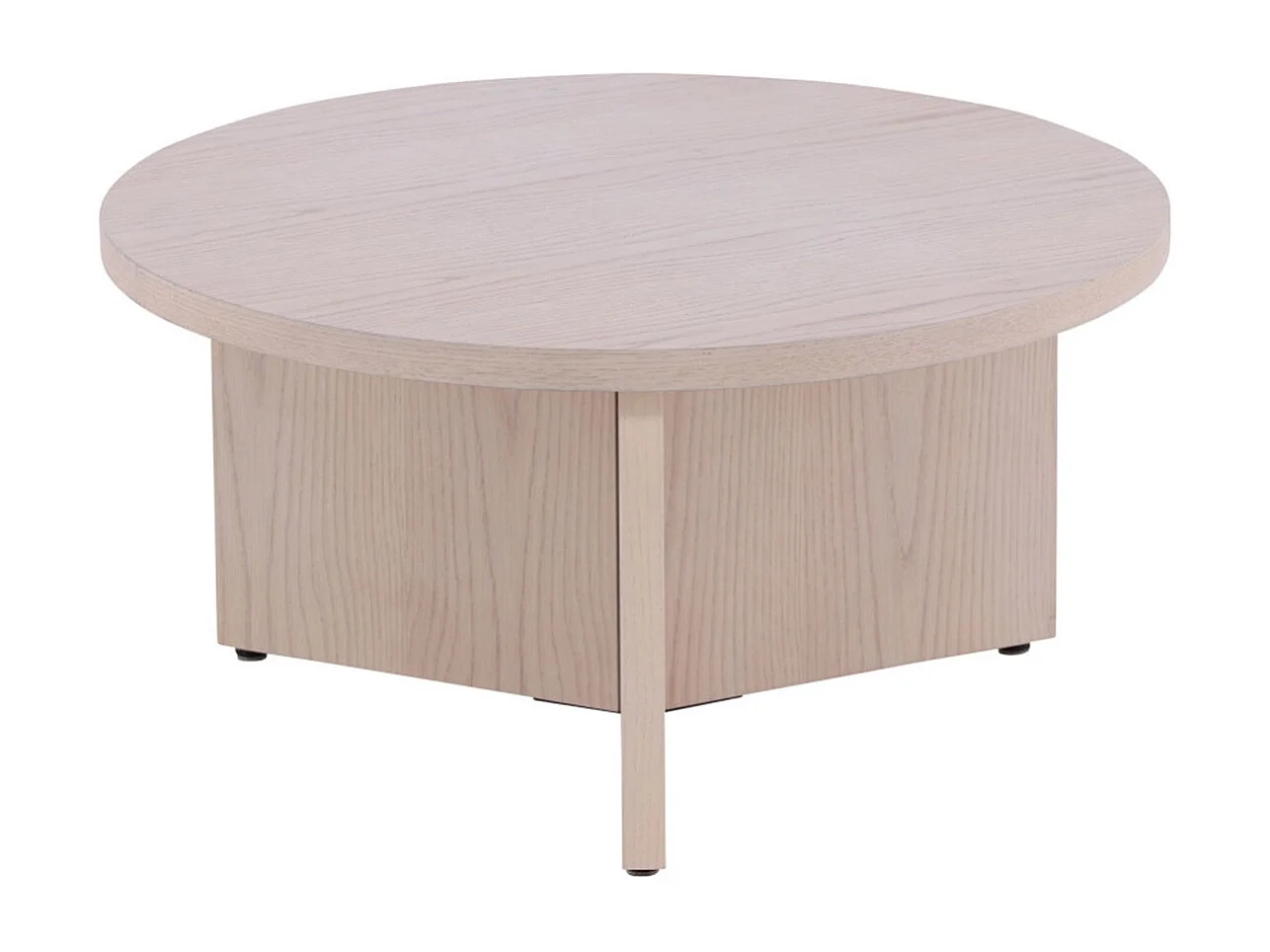 Table Basse Ronde "Salto" 85cm Naturel