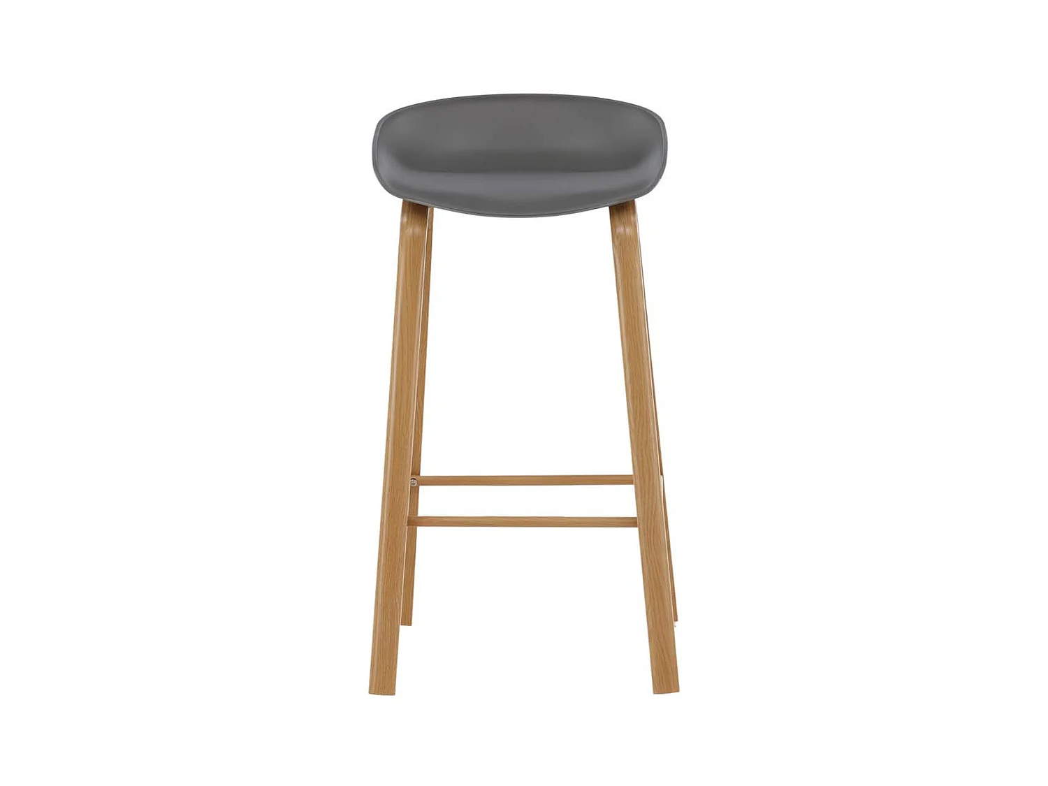 Decatur tabouret de bar gris, chêne décor