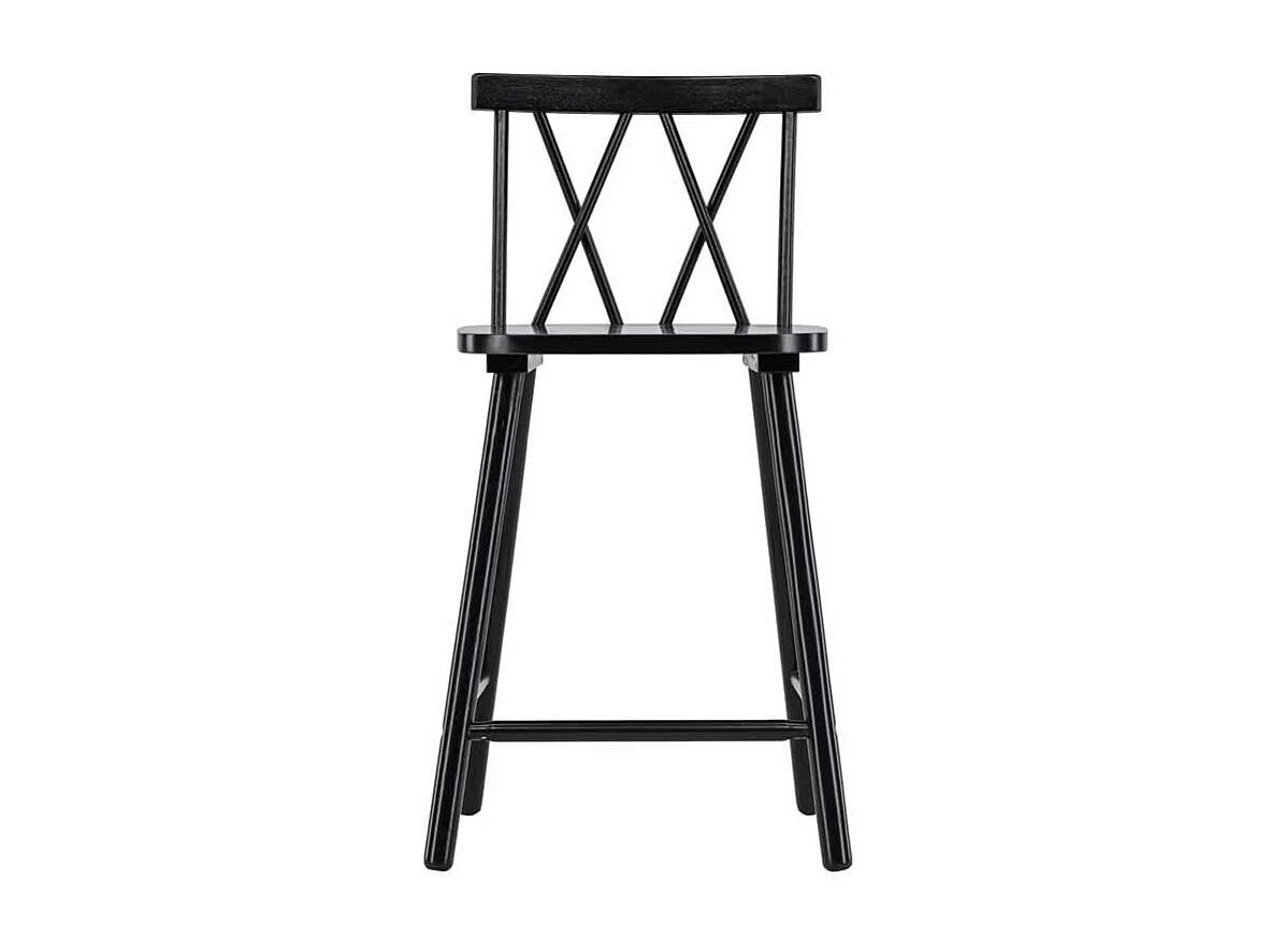 Mollöström Barhocker Holz schwarz.