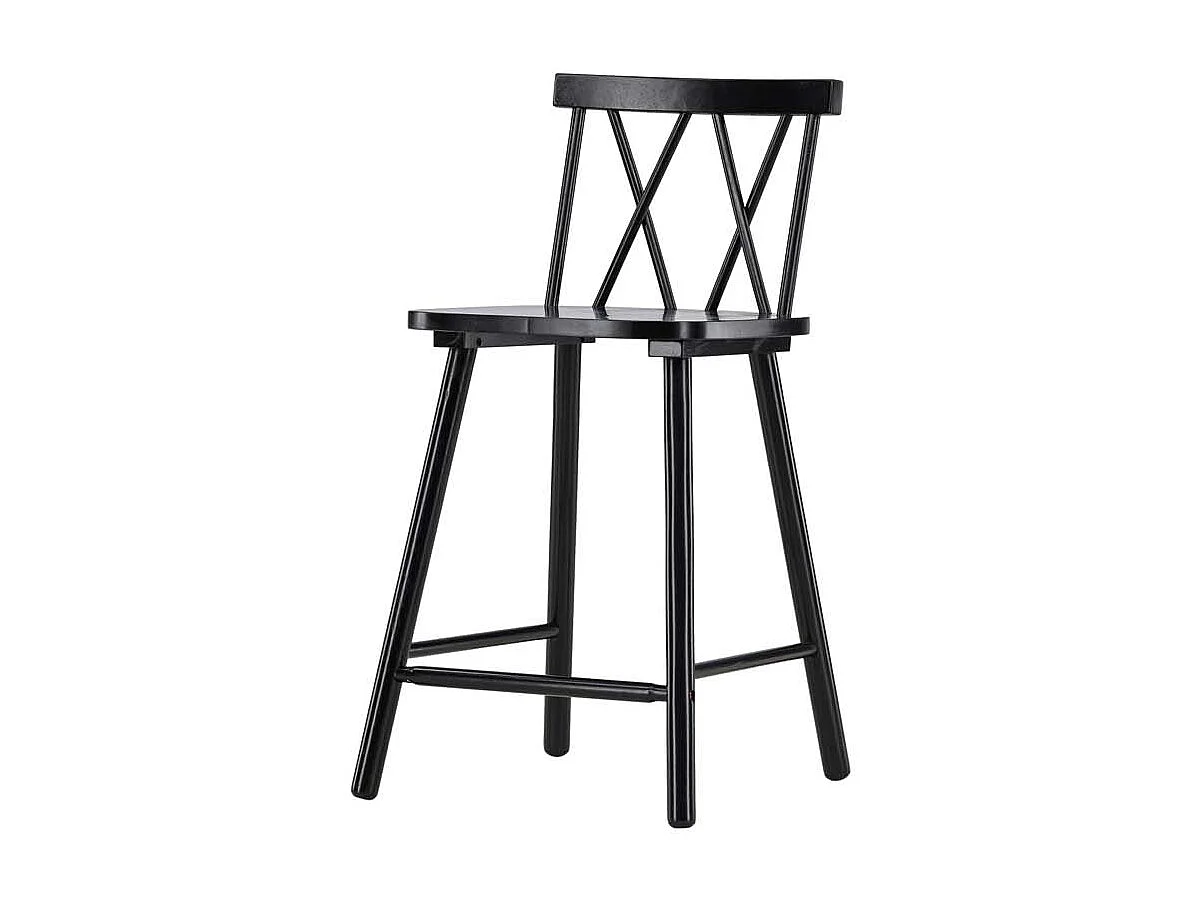 Mollöström Barhocker Holz schwarz.