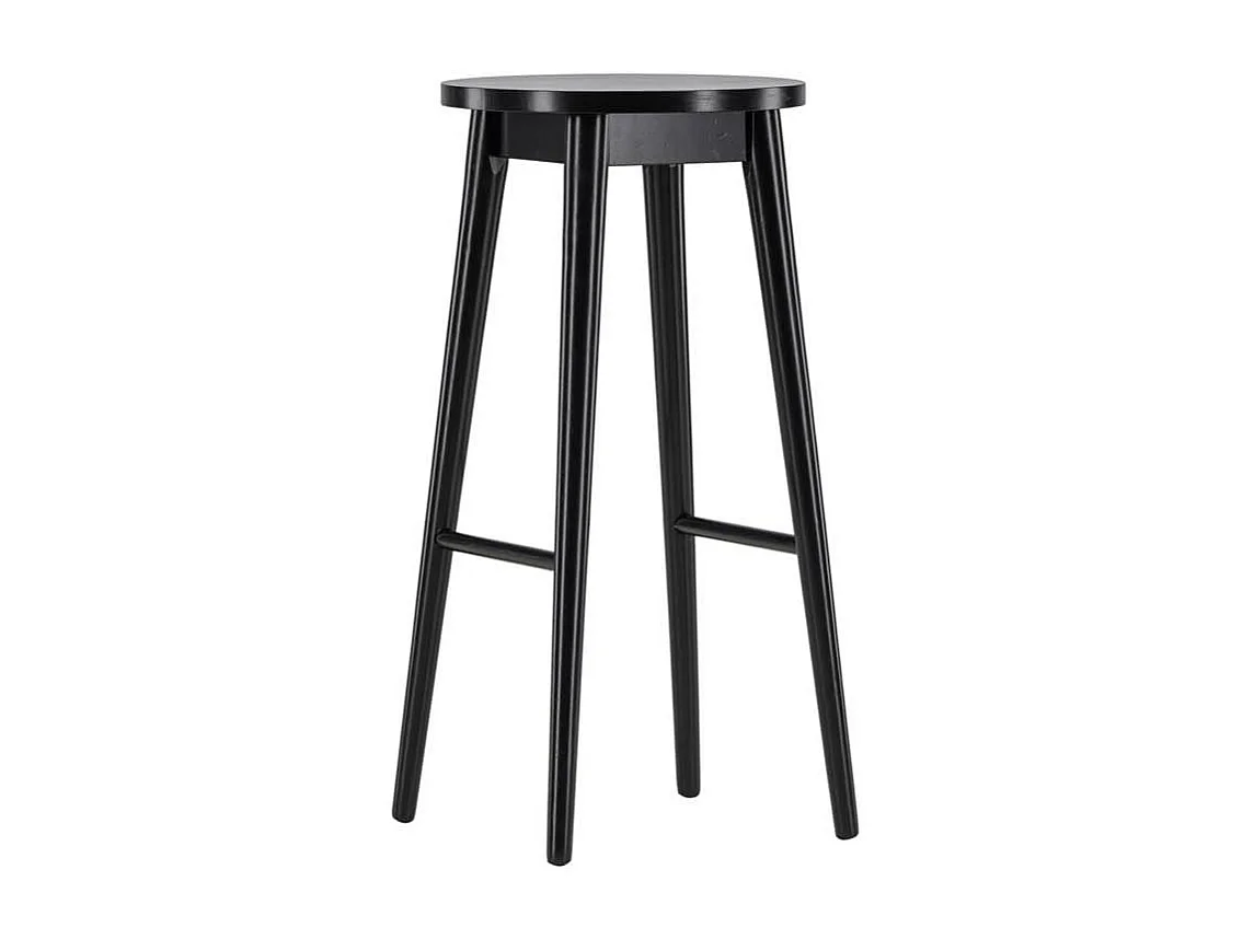 Mollösand barstoel hout zwart.
