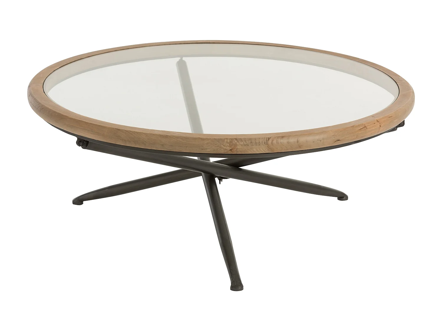 Table Basse Ronde "Bruxelles" 100cm Naturel