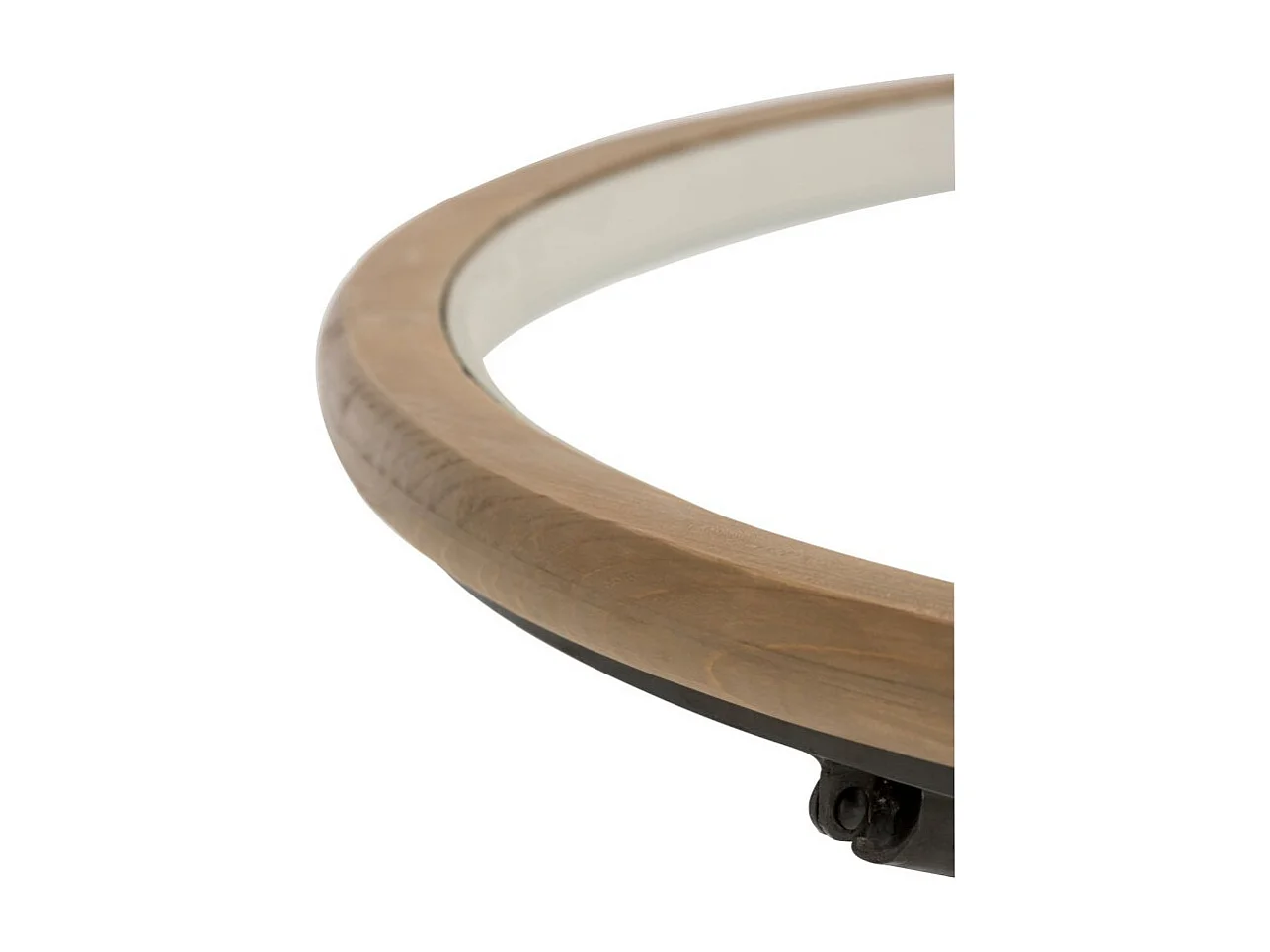 Table Basse Ronde "Bruxelles" 100cm Naturel