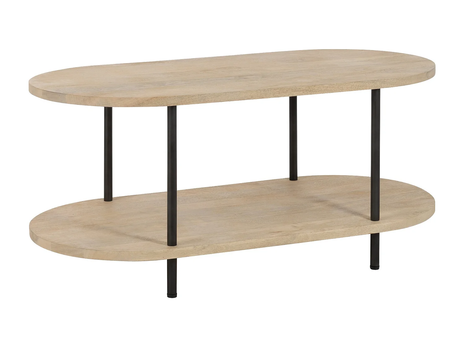 Table Basse 2 Niveaux "Eli" 120cm Naturel