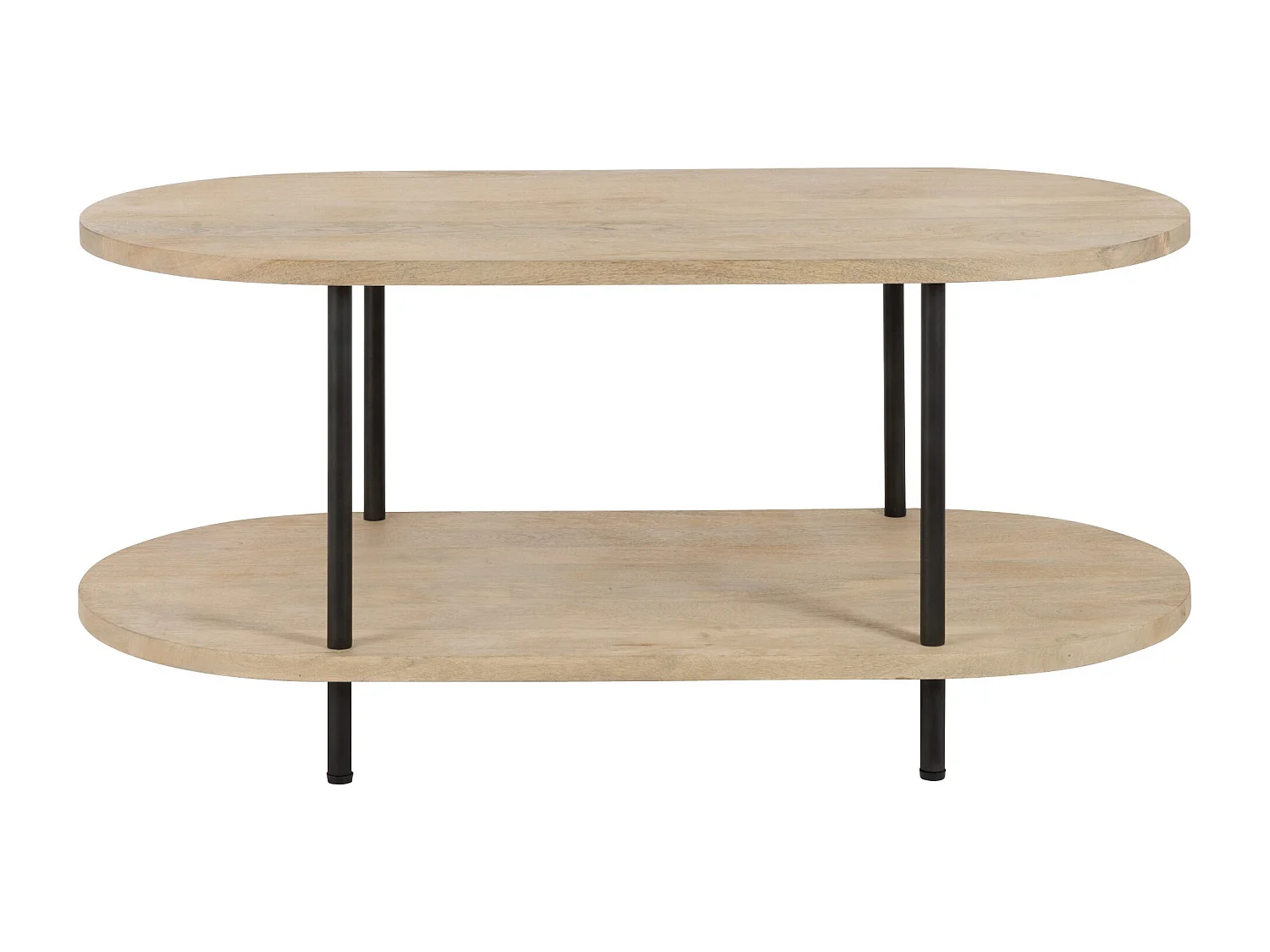 Table Basse 2 Niveaux "Eli" 120cm Naturel