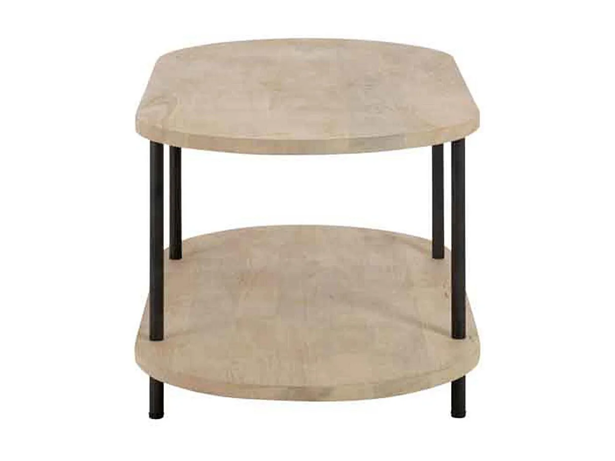 Table Basse 2 Niveaux "Eli" 120cm Naturel
