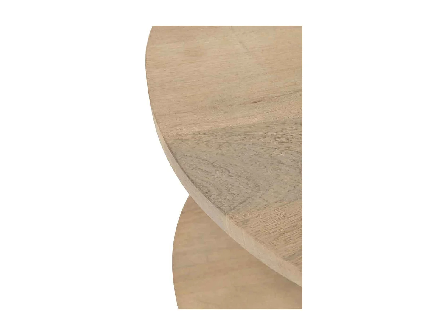 Table Basse 2 Niveaux "Eli" 120cm Naturel