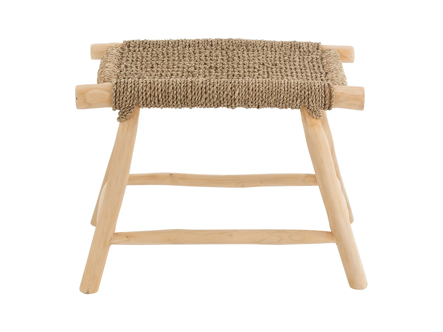 Tabouret Design en Teck "Timo" 60cm Naturel