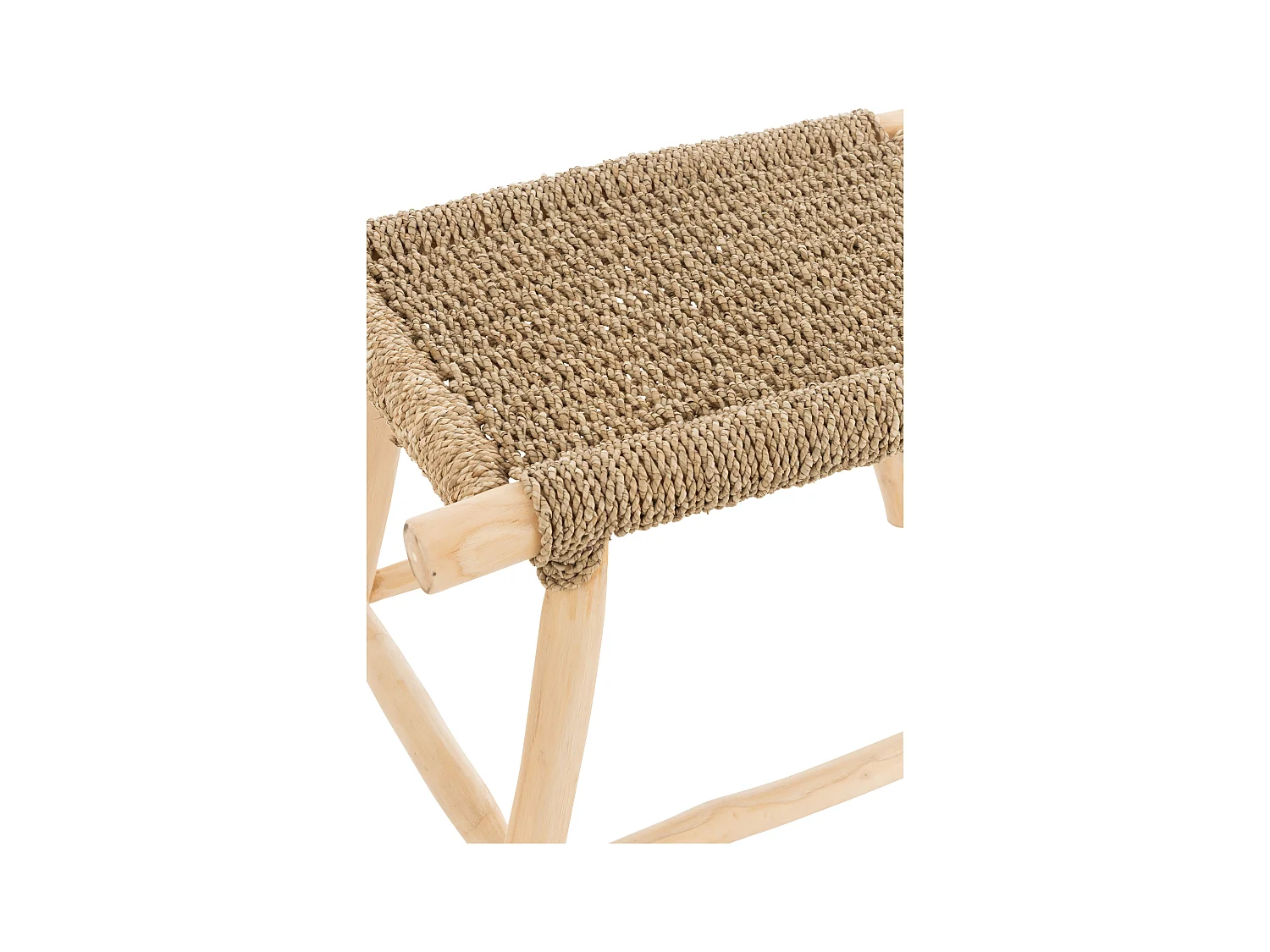Tabouret Design en Teck "Timo" 60cm Naturel