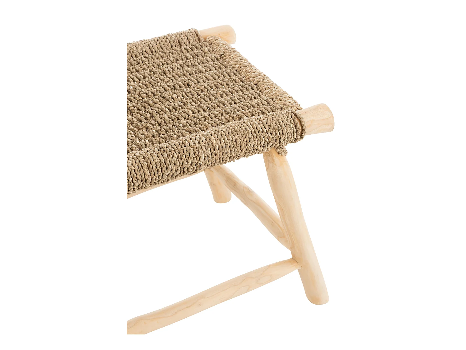 Tabouret Design en Teck "Timo" 60cm Naturel
