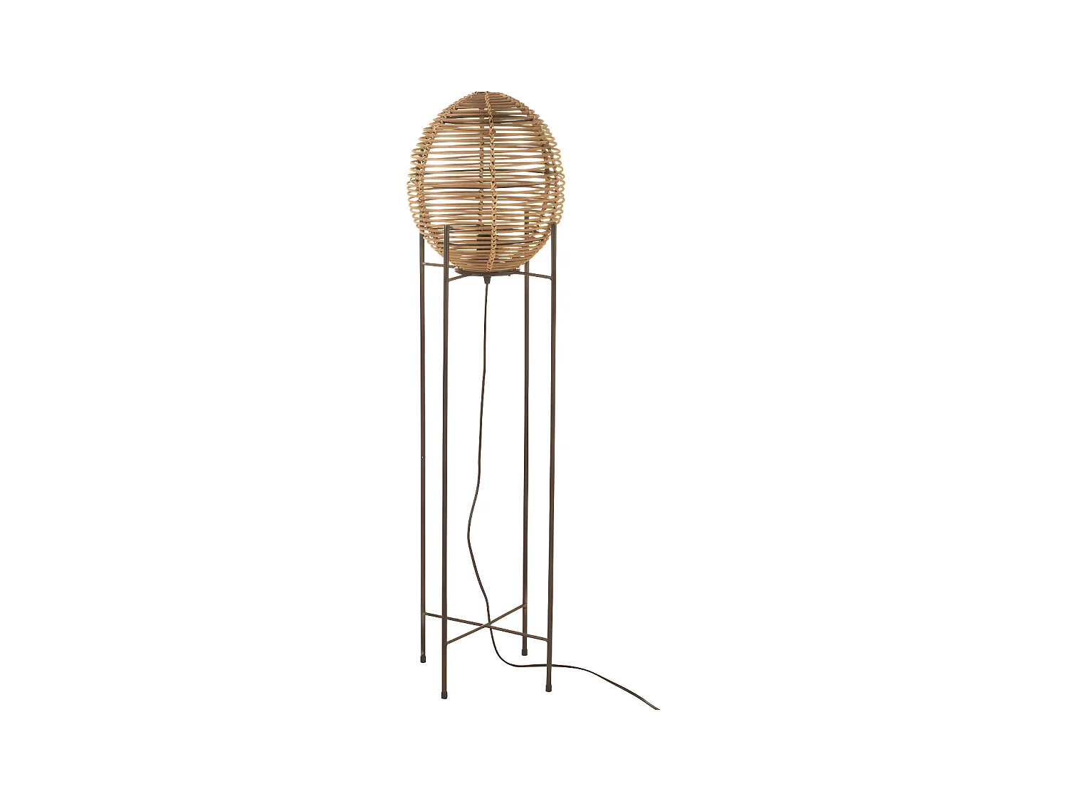 Lampadaire sur Pied Design "Trauco" 115cm Naturel